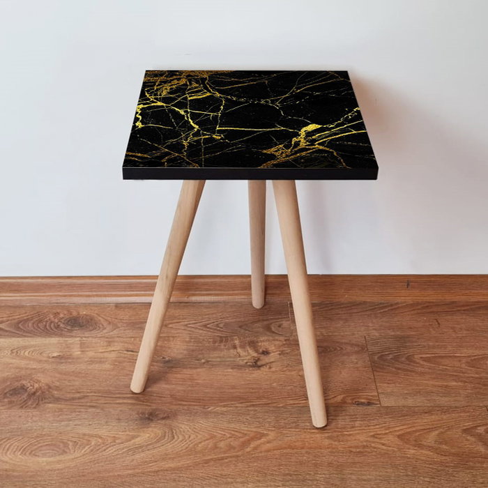 Hanah Home Shp185 Mesa Auxiliar Negro y Oro Hanah Home Shp185 Mesa Auxiliar Negro y Oro